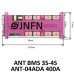 BMS 3S-4S ANT-04ADA RS485 Bluetooth Smart BMS 200A-400A 1000mA Active Balancing 12V NCM LFP LTO Sodium-ion Battery Protection Board