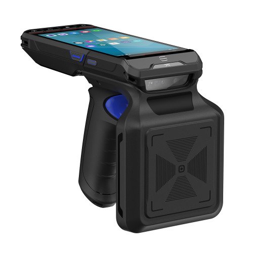 Handheld RFID Reader Writer with 5.5 Inch Screen 720*1440 Resolution & Fast Charging Removable 8000mAh Battery