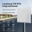 Industrial 12dBi Long Range RFID Reader for Access Control 0-33dBm Adjustable UHF Reader for Warehouse Management System