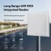 Industrial 12dBi Long Range RFID Reader for Access Control 0-33dBm Adjustable UHF Reader for Warehouse Management System