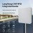 Long Range Parabolic Circular Integrated RFID Reader with Free SDK ABS Material for Access Control Systems
