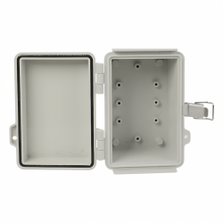 Stainless Steel Buckle Waterproof Box - TRANSPARENT LID PC
