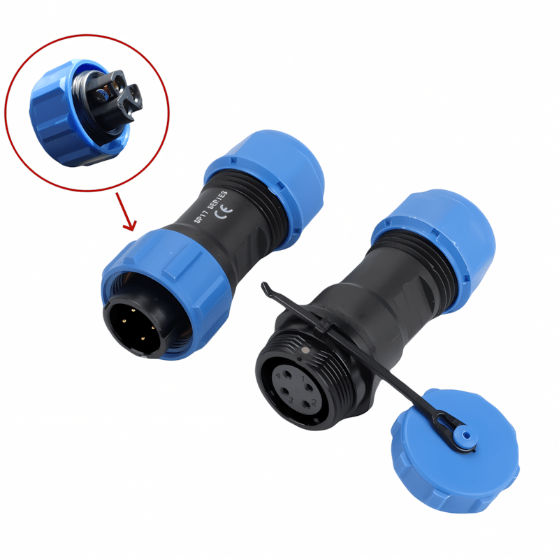  AVIATION PLUG - SCREW TYPE DOCKING