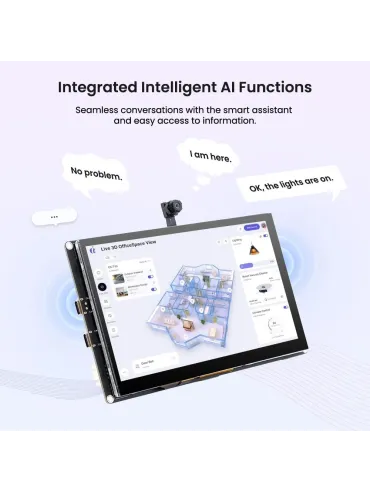 7inch |ESP32-P4 HMI AI Display 1024x600 IPS Touch Screen with WiFi 6 Compatible with Arduino/LVGL