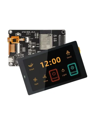 ESP32 Development Board - WT32-SC01 with 3.5in 320x480 Multi-Touch capactive Screen, support Bluetooth-compatible & WiFi