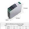 WDR-120-24 Industrial DIN Rail Power Supply (24V 5A 120W, 200-500VAC Wide Input)