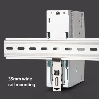 WDR-120-24 Industrial DIN Rail Power Supply (24V 5A 120W, 200-500VAC Wide Input)