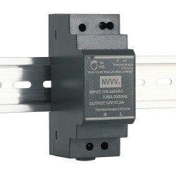 HDR-30 Ultra-Slim Step-Shape DIN Rail Power Supply (12V/24V 30W)
