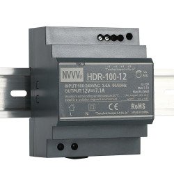 HDR-100 Ultra-Slim Industrial DIN Rail Power Supply 100W