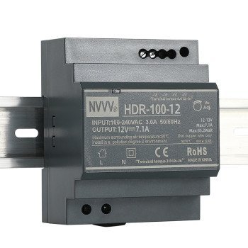 HDR-100 Ultra-Slim Industrial DIN Rail Power Supply 100W