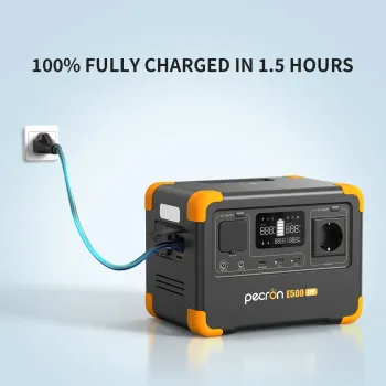 PECRON E500LFP Portable Power Station 600W 576Wh