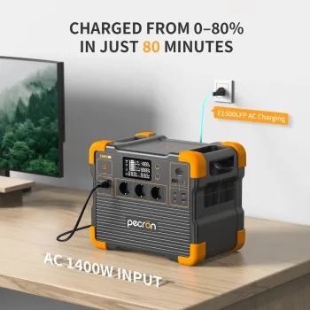 PECRON E1500LFP Portable Power Station 2200W 1536Wh
