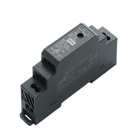 HDR-15 Series Ultra-Slim 15W DIN Rail Power Supply