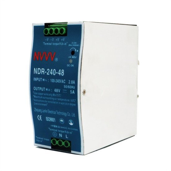 NDR-240-48 Industrial DIN Rail Power Supply 48V 5A 240W