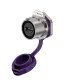 LP24 Waterproof Industrial HDMI Panel Mount Connector IP67