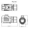LP24-RJ45 Industrial Waterproof Circular Aviation Connector