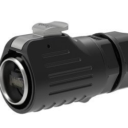 LP24-RJ45 Industrial Waterproof Circular Aviation Connector