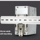 WDR-240-24 Industrial DIN Rail Switching Power Supply (24V 10A 240W, Ultra-Wide 180-550VAC Input)
