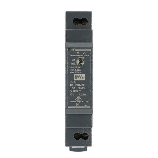 HDR-15 Series Ultra-Slim 15W DIN Rail Power Supply