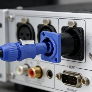Circular Bayonet Audio Connector System (Plug and Socket)