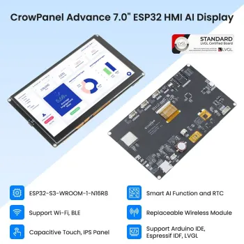 CrowPanel Advance 7-Inch ESP32-S3 HMI IPS Touch Display