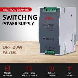 AC to DC 120W 24V DIN Rail Industrial Switching Power Supply