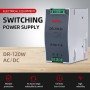 AC to DC 120W 24V DIN Rail Industrial Switching Power Supply