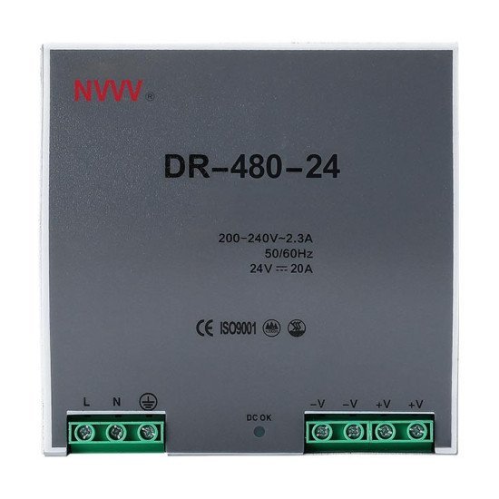 480W 48V 10A Industrial DIN Rail Switching Power Supply