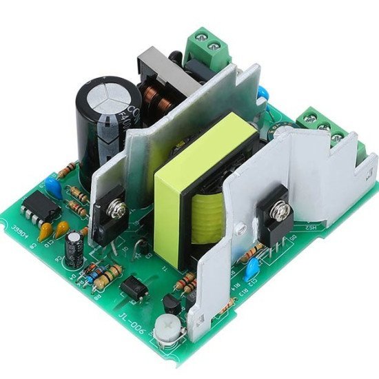 DR 30W 45W 60W Din Rail Switching Power Supply Features. The output voltage regulator can be continuously adjusted from 0V to 10%. Output short circuit, Overcurrent and overvoltage protection: whole machine overheating protection. Intelligent temperature-