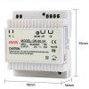 DR 30W 45W 60W Din Rail Switching Power Supply Features. The output voltage regulator can be continuously adjusted from 0V to 10%. Output short circuit, Overcurrent and overvoltage protection: whole machine overheating protection. Intelligent temperature-