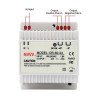 DR 30W 45W 60W Din Rail Switching Power Supply Features. The output voltage regulator can be continuously adjusted from 0V to 10%. Output short circuit, Overcurrent and overvoltage protection: whole machine overheating protection. Intelligent temperature-