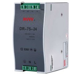 24V 75W Industrial DIN Rail Switching Power Supply (3.2A)