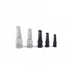 IP68 Spiral Strain Relief Nylon Cable Gland