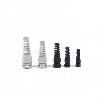 IP68 Spiral Strain Relief Nylon Cable Gland