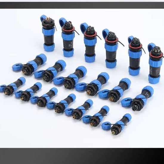IP68 Waterproof Aviation Circular Connector Plug & Socket (2-16 Pin, 5A)