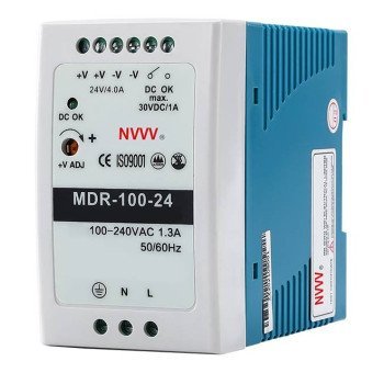 MDR-100-24 24V 100W Slim DIN Rail Power Supply
