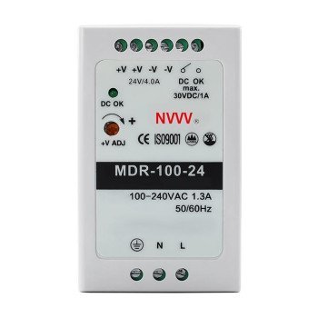 MDR-100-24 24V 100W Slim DIN Rail Power Supply