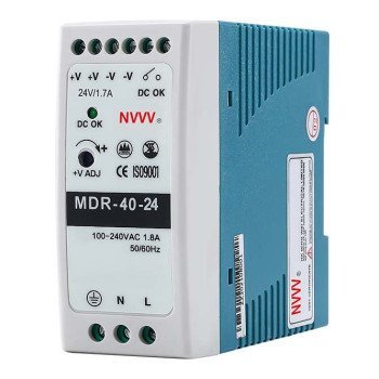 MDR-40-24 Ultra-Slim 40W 24V DIN-Rail Switching Power Supply