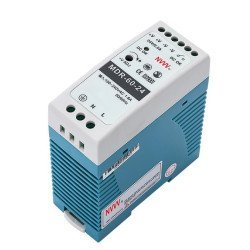 60W 24V 2.5A Ultra-Slim DIN-Rail Industrial Switching Power Supply MDR-60-24