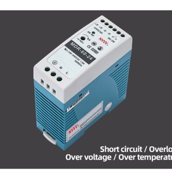 60W 24V 2.5A Ultra-Slim DIN-Rail Industrial Switching Power Supply MDR-60-24