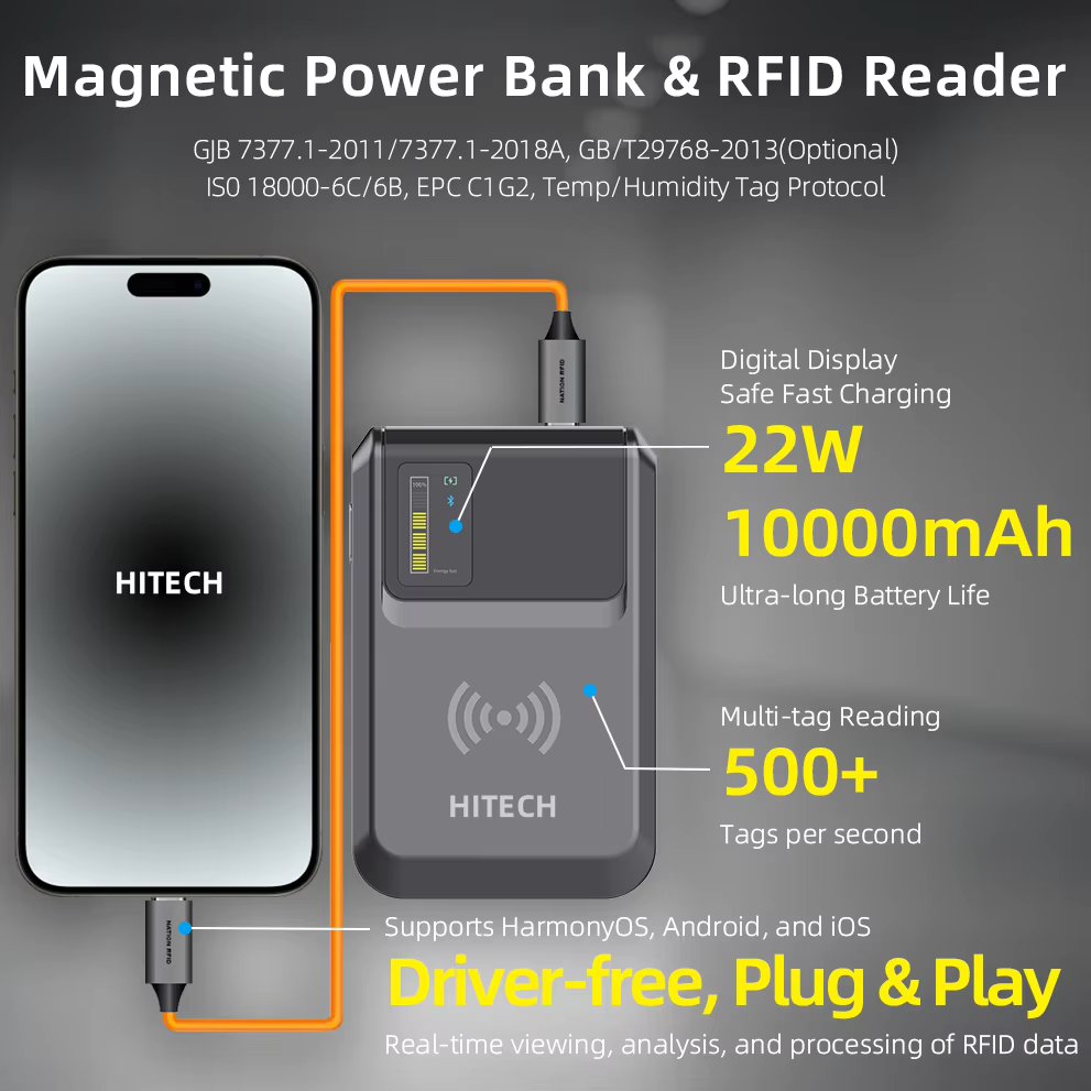 Bantu MR100 Handheld Powerbank UHF RFID Reader
